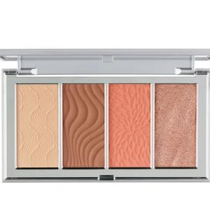 PUR 4 in 1 Skin Perfecting Powders Face Palette medium tan bronze blush highlite